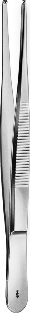 PINZETTA DISSEZIONE 1x2 DENTI 160MM