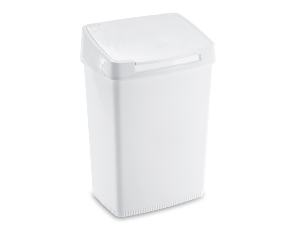 Portabiancheria Bettina 38x26x60 50 lt bianco cop.basculante
