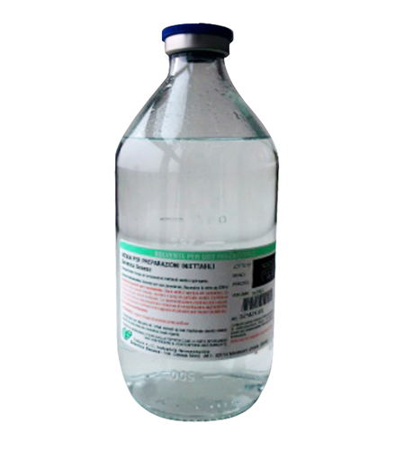 Acqua per preparazioni iniettabili flacone vetro 500 ml