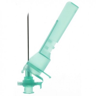 Ago ipodermico g23 azzurro con dispositivo di sicurezza microtip safe