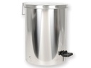 CESTINO RIFIUTI INOX 9,5 l  acciaio INOX