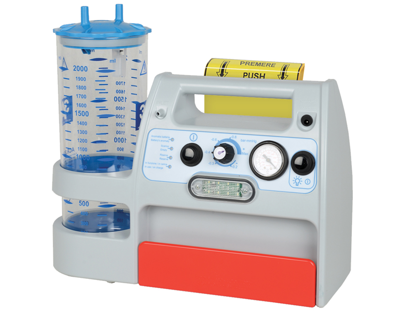 ASPIRATORE MINI ASPEED EVO BATTERY  2 litri per ambulanza