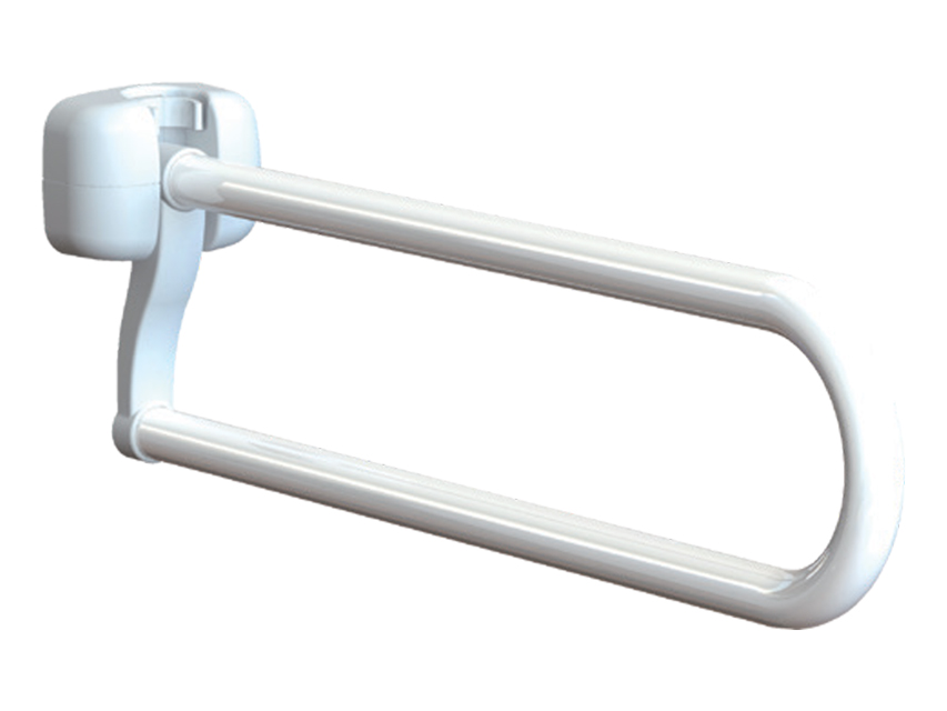 MANIGLIONE PIEGHEVOLE AD "U" IN ACCIAIO RIVESTITO  70 cm