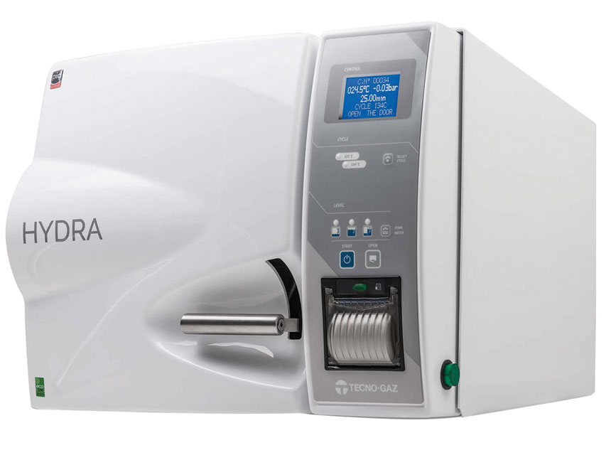 AUTOCLAVE HYDRA EVO con stampante  15 litri