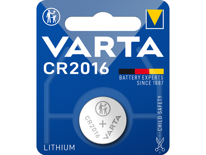 BATTERIA LITIO BOTTONE VARTA 2016