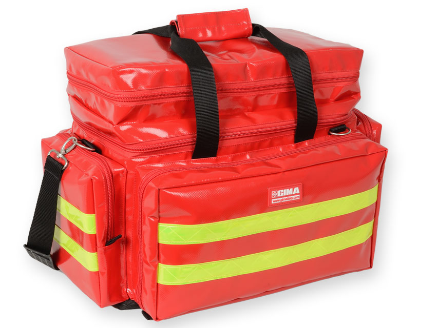 BORSA SMART PVC  media  rossa