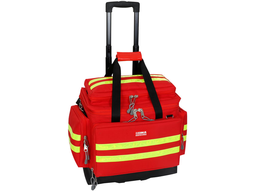 BORSA SMART CON TROLLEY  media  rossa