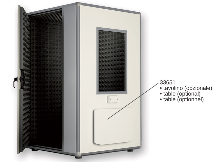 CABINA AUDIOMETRICA PRO 30  132x132x242 cm
