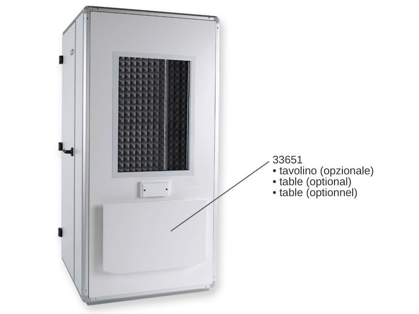 CABINA AUDIOMETRICA PRO 30  107x107x242 cm