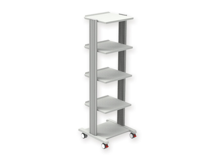 CARRELLO SMART  4 ripiani 40x36 cm + base