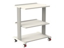 CARRELLO SMART  2 ripiani 60x42 cm + base