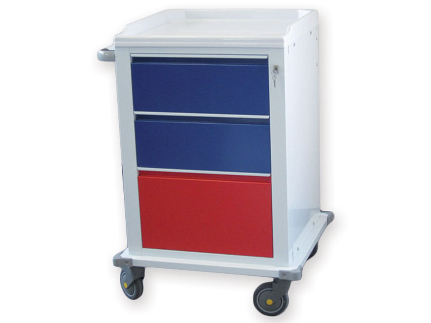 CARRELLO MODULARE verniciato  2+1 cassetti