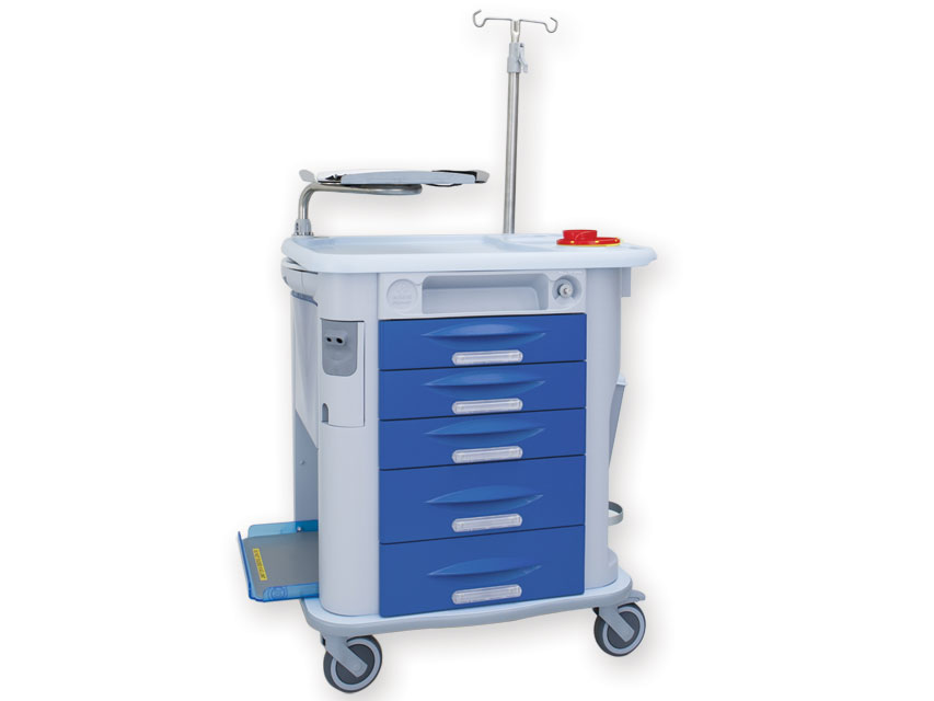 CARRELLO AURION EMERGENZA  blu
