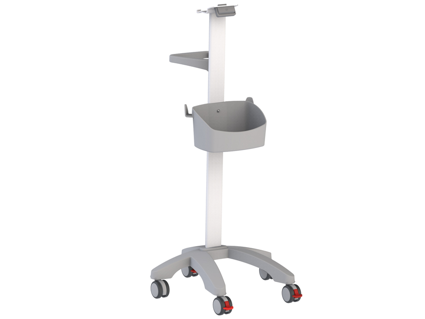CARRELLO PER MONITOR PAZIENTE  richiede piastra adattatrice