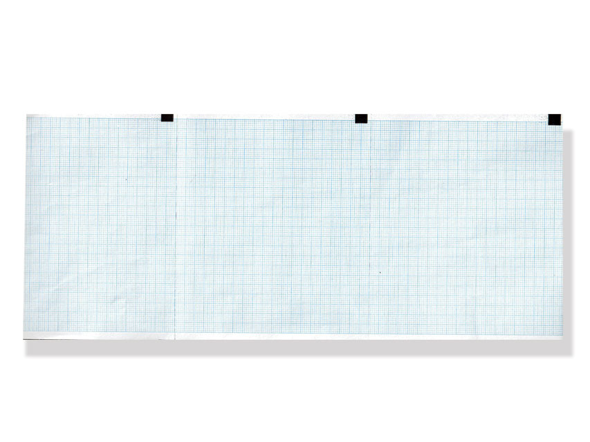 Carta termica ECG 120x100 mm x 300  pacco griglia blu