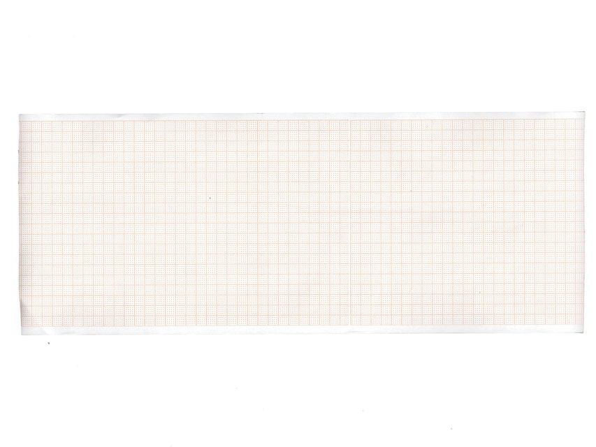 Carta termica ECG 108x23 mmxm  rotolo griglia arancio