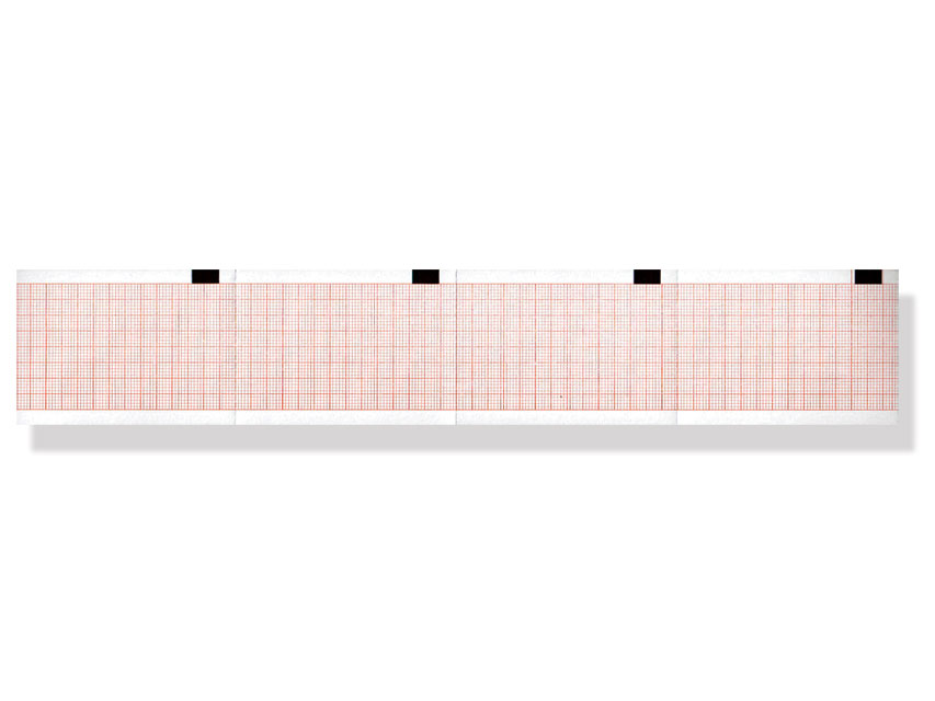 Carta termica ECG 50x70 mmxm  pacco griglia arancio
