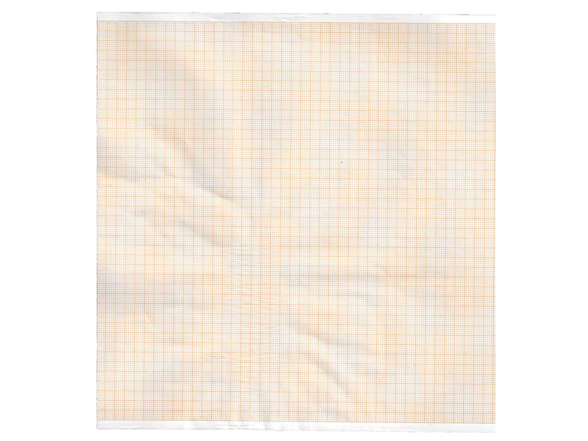 Carta termica ECG 210x30 mmxm  rotolo griglia arancio