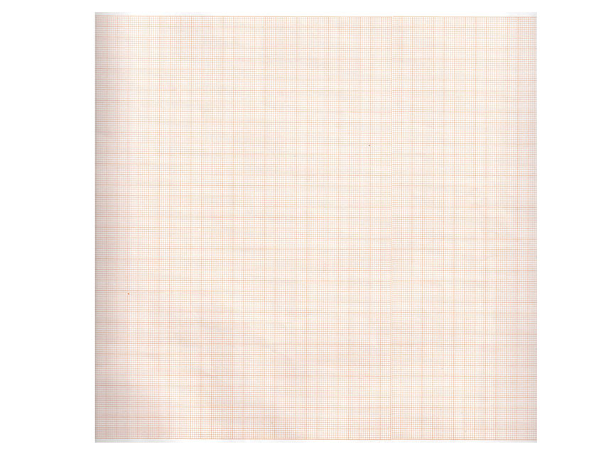 Carta termica ECG 210x30 mmxm  rotolo griglia arancio