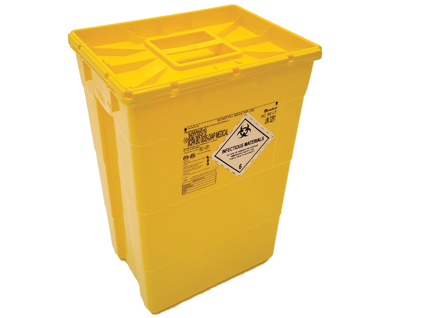 CONTENITORE RIFIUTI 50 litri  tappo singolo