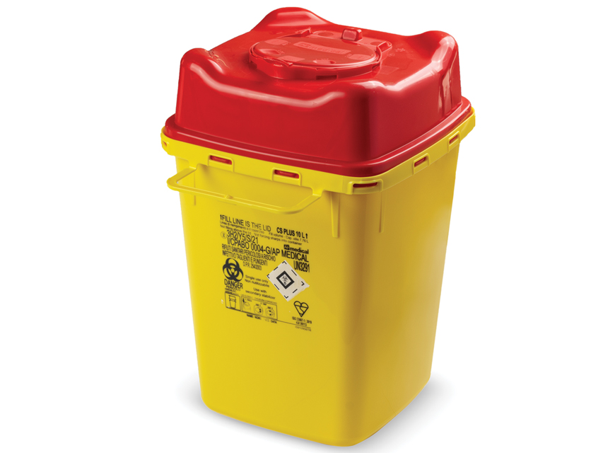 CONTENITORE RIFIUTI TAGLIENTI LINEA CS PLUS  10 litri