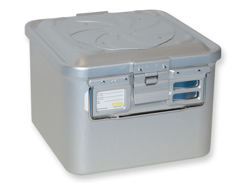 CONTAINER CON VALVOLA piccolo h200 mm  grigio