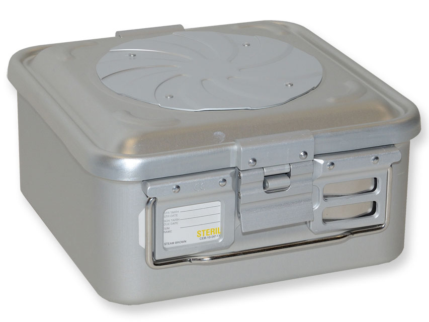 CONTAINER CON VALVOLA piccolo h135 mm  grigio