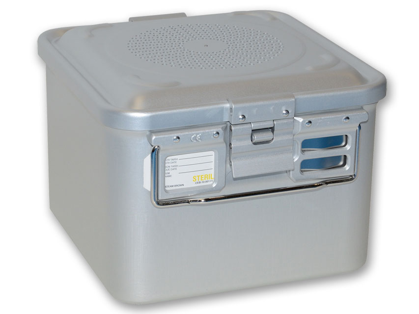 CONTAINER CON FILTRO piccolo h200 mm  grigio