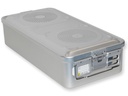 CONTAINER CON FILTRO grande h135 mm  grigio