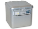 CONTAINER CON FILTRO piccolo h260 mm  grigio