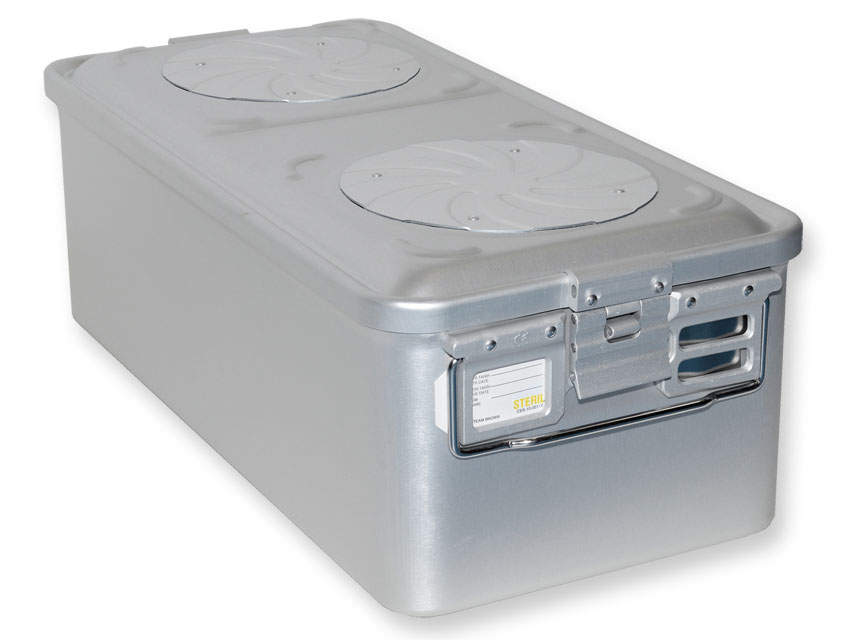 CONTAINER CON VALVOLA grande h200 mm  grigio