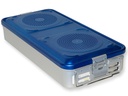 CONTAINER CON FILTRO grande h100 mm  blu forato