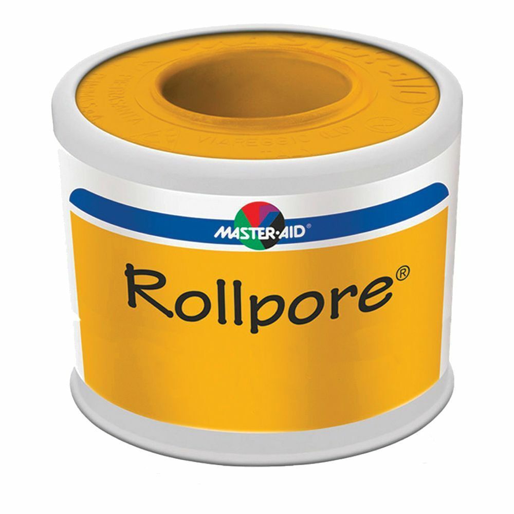 Cerotto adesivo in tnt bianco 9,14mx5cm Roll Pore