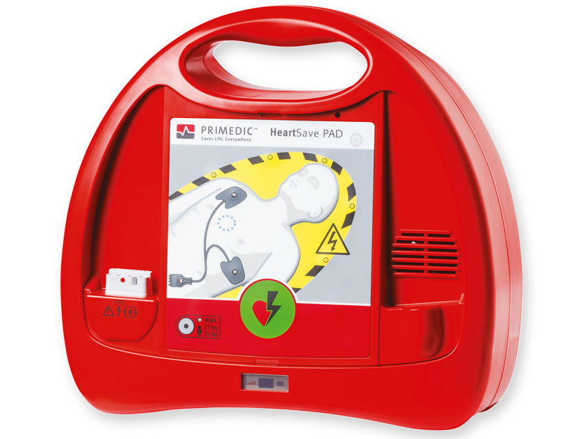 DEFIBRILLATORE con batteria al litio PRIMEDIC HEART SAVE PAD - IT