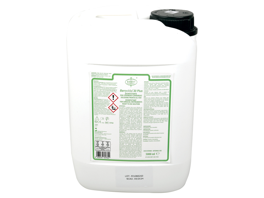 BARRYCIDAL "30 PLUS" - germicida diluito 5% - tanica da 5 litri