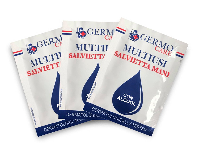 SALVIETTINE MULTIUSI PER MANI - bustine