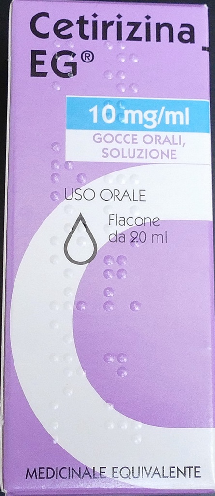 Cetirizina gocce 10mg