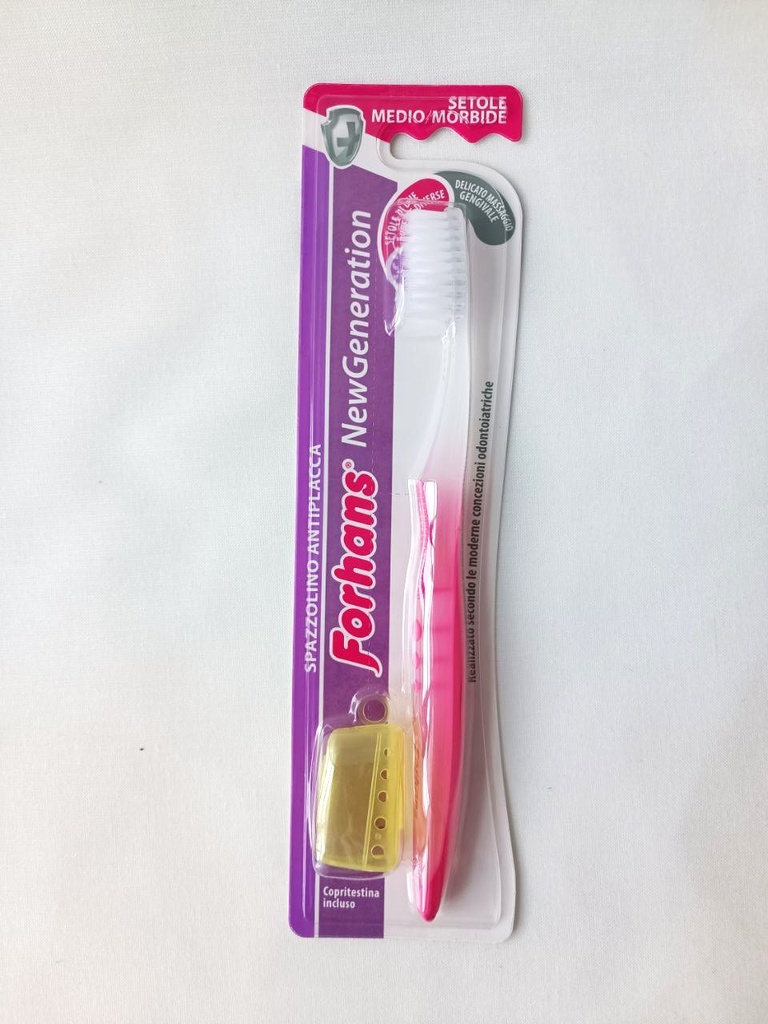 Spazzolino dentale new generation con copritestina setole ultramorbide