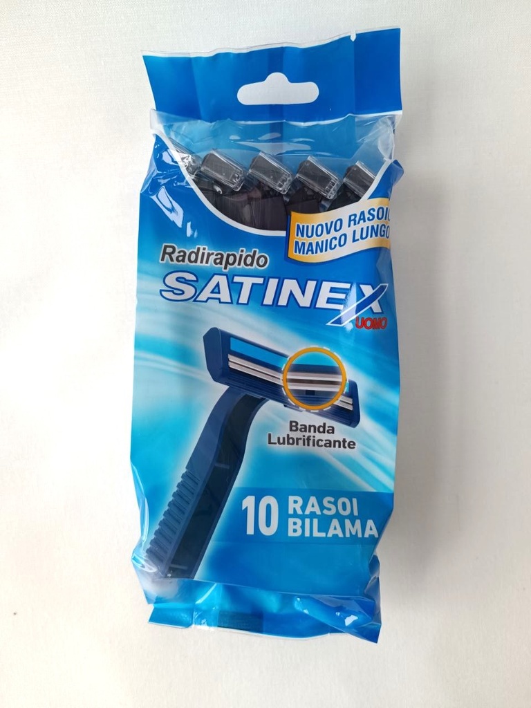 Rasoi bilama Satinex Virgin Plastic con lubrificante