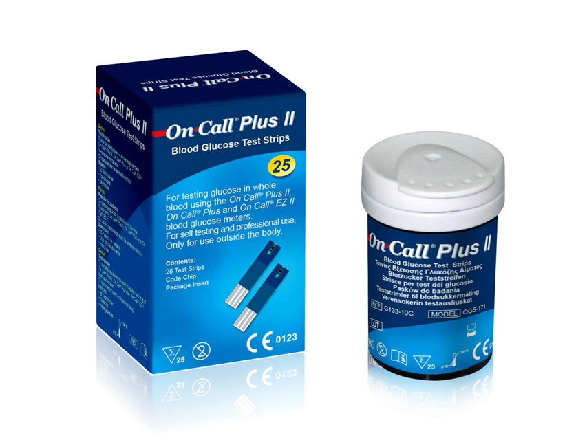 STRISCE GLUCOSIO - confezione da 25 strisce