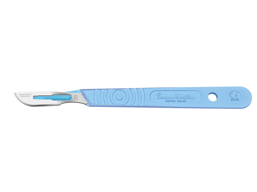 BISTURI SWANN-MORTON LAMA INOX N.20 - sterile
