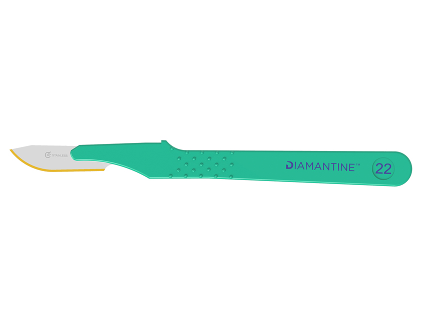 BISTURI DIAMANTINE LAMA INOX N.22 - sterile