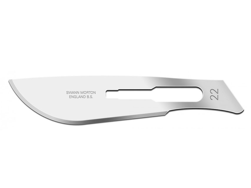 LAME BISTURI SWANN-MORTON C/S N. 22 - sterili
