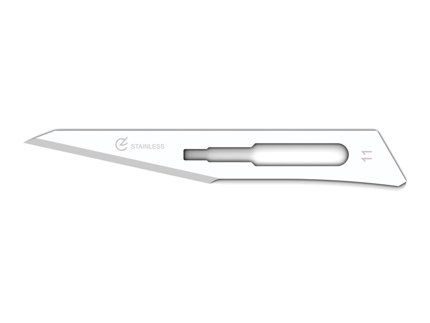 LAME GIMA INOX N. 11 STERILI