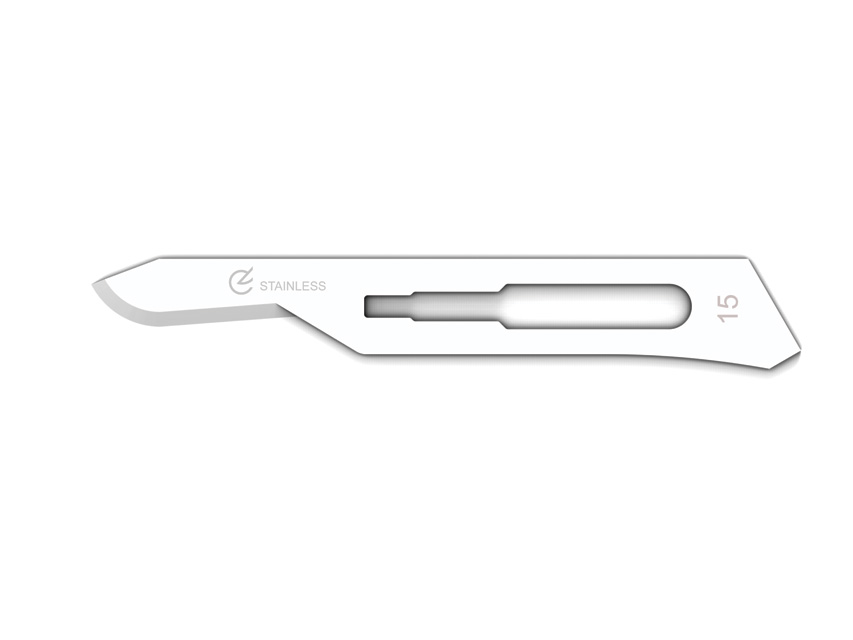 LAME GIMA INOX N. 15 STERILI