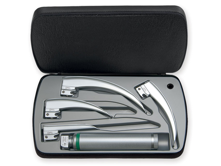 SET LARINGO HEINE CLASSIC + A LED - 4 lame