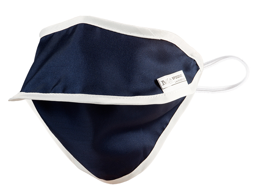 MASCHERINA RIUTILIZZABILE MYCROCLEAN BFE 99,8% - blu/bianca