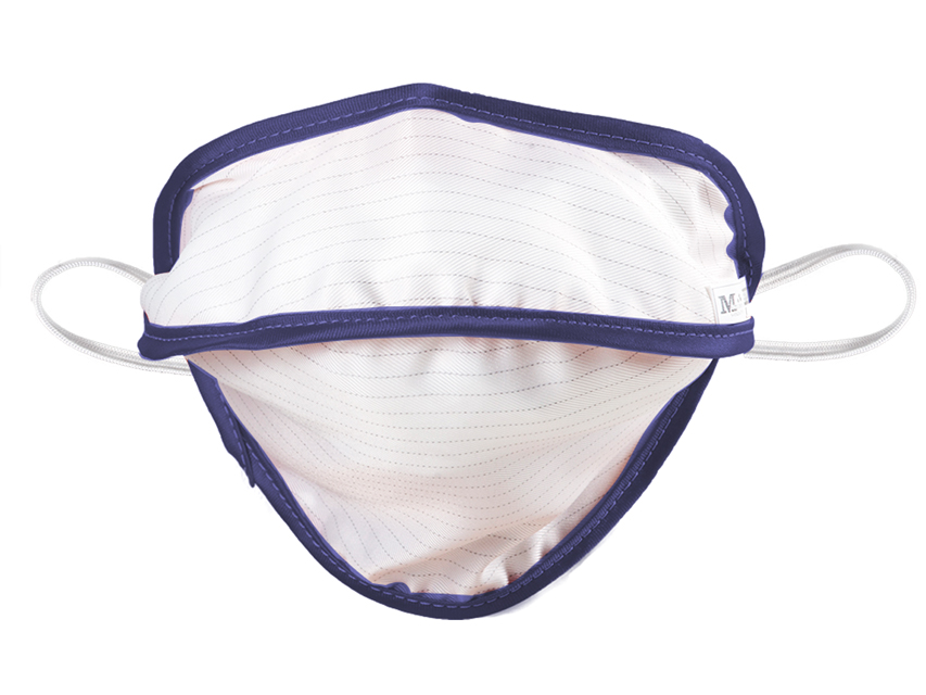 MASCHERINA RIUTILIZZABILE MYCROCLEAN BFE 99,8% - bianca/blu