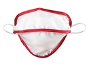 MASCHERINA RIUTILIZZABILE MYCROCLEAN BFE 99,8% - bianca/rossa