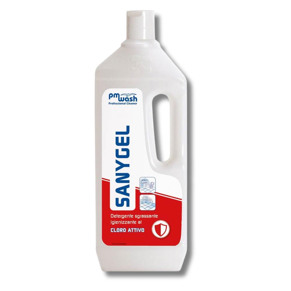 M12 Sanygel  detergente igienizzante cloro-attivo profumato in flacone 1kg